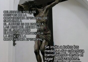 Obispos celebrarán misa de rogacion por Guatemala.