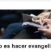 Hacer sinodo es hacer evangelizacion