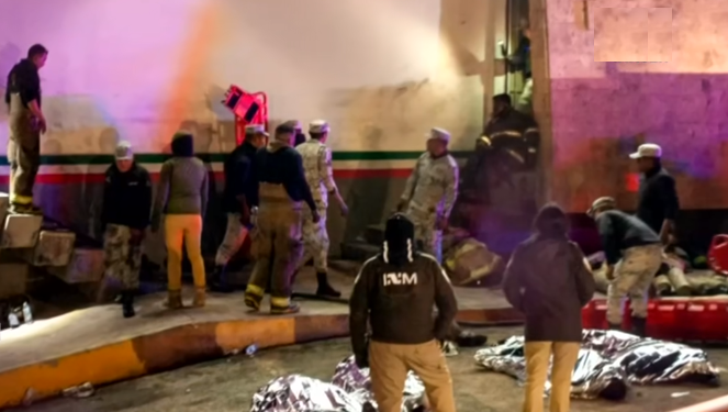 Migrantes mueren en incendio en cárcel temporal en Ciudad Juárez, México