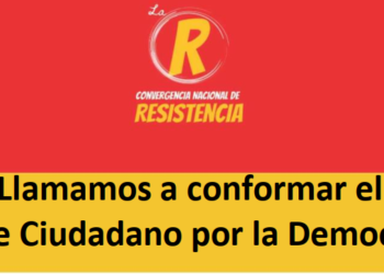 Llamado a conformar el frente ciudadano por la democracia