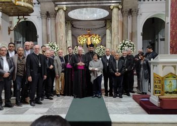 Lideres de Iglesias cristianas oran por la unidad de los cristianos.