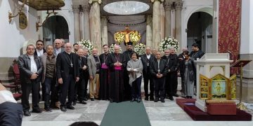 Lideres de Iglesias cristianas oran por la unidad de los cristianos.