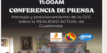 Conferencia de Prensa con motivo de la Asamblea general anual de la Conferencia Episcopal de Guatemala.